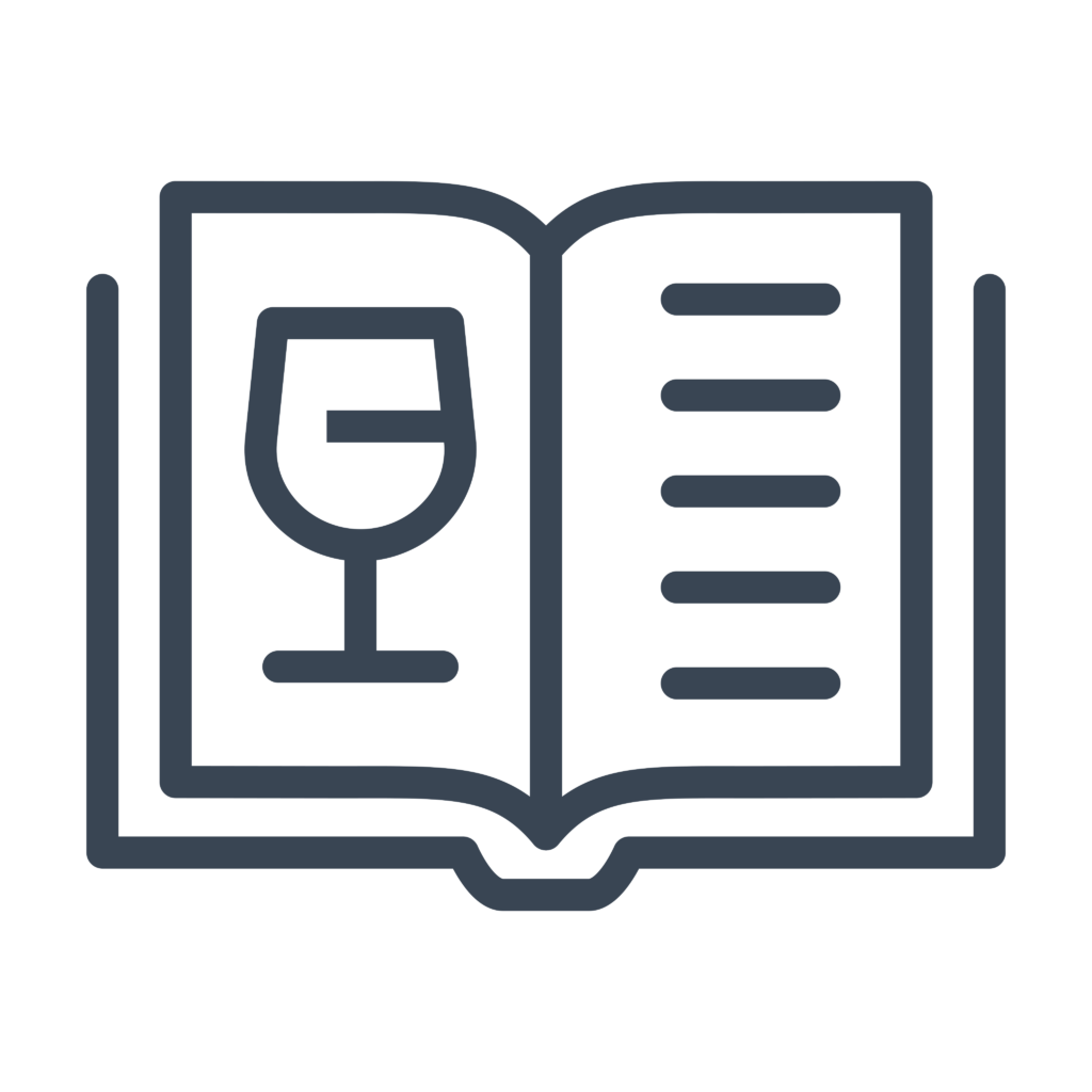 Illustartion of a wine textbook